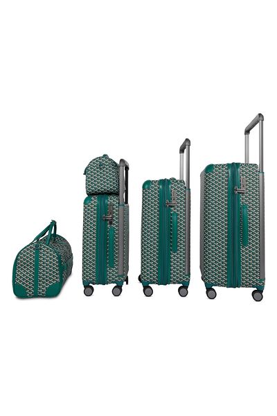 bag Vago 5-piece leather bags - green