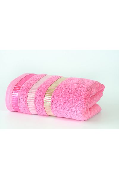 Kotonia Home Towel - Pastel Ingie, 100% Cotton, 50x90 Cm, Pink