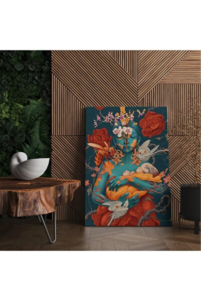 AR AJANS KANVAS TABLO TABLĂ decorativă pe Pânză „Mother of Bloom”