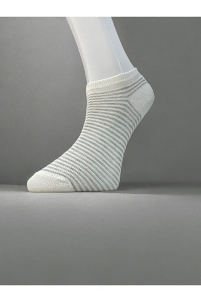 LAV SOCKS 3-Piece Women's Striped Women's Booties Socks