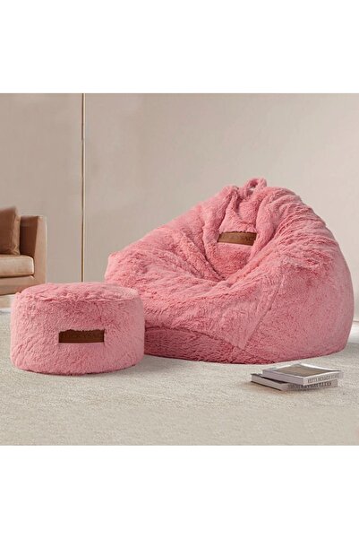 Good Night Home WoolSoft Ayak Puflu Peluş Dinlenme Koltuğu Ultra Konfor GoodNight&SoftHome
