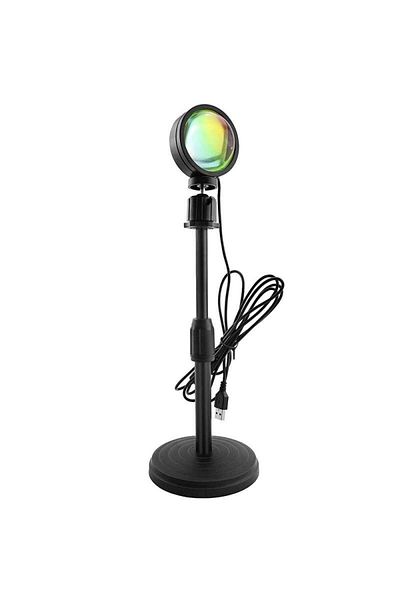 SIKS ® projection night light, height adjustable, 360 degree rotation, rainbow