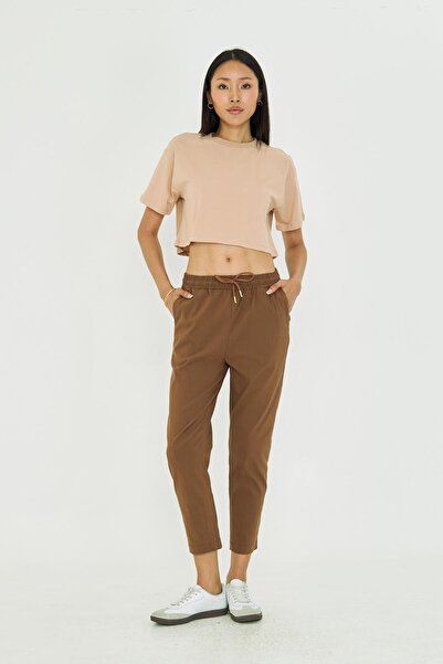 TIFFANY&TOMATO Beli Lastikli Fleto Cepli Pantolon