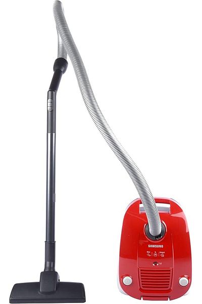Samsung 1600 Watt Canister Vacuum Cleaner - Red