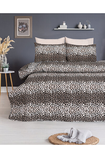 DAMIEN Lara Desen Çift Kişilik Kapitoneli Pike Takımı(Lastikli Çarşaflı)Dört Mevsim Yatak Örtüsü Seti