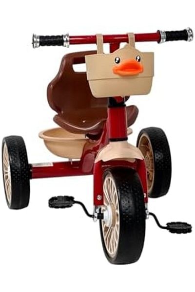 ALBADER Ride On Tricycles, Toddler Tricycle With Carton Design, Kids Trikes for 2-6