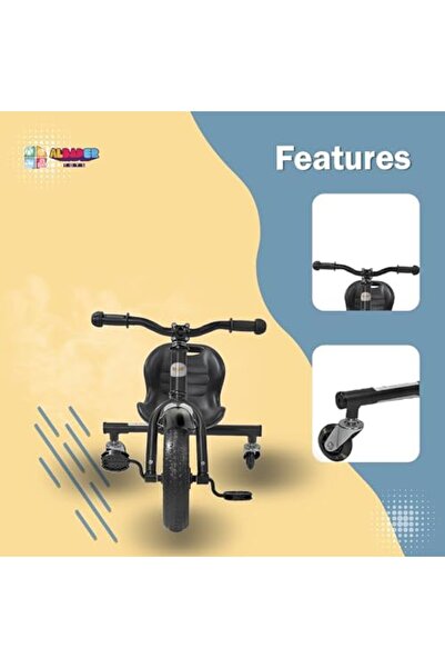 ALBADER Drifting Manual Scooter, Mini Scooter Drift For Kids, Tricycle For Toddlers