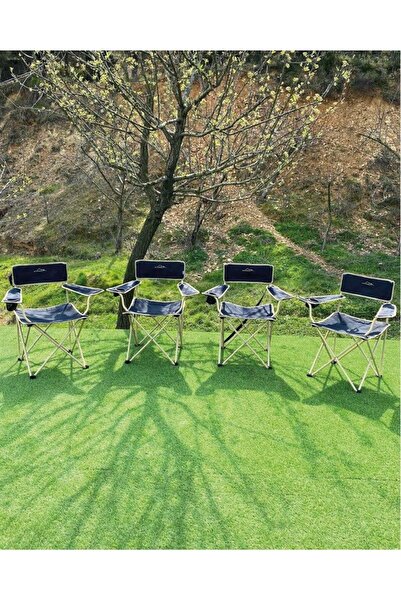 NURGAZ CAMPOUT 4'LÜ MOGAN SANDALYE SET