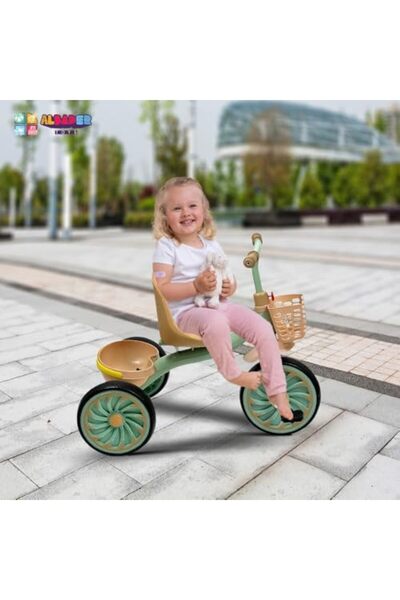 ALBADER Toddlers Bike, Ride On Tricycles, Kids Trikes for 2-5 Years With Double Storage, Bike Ride