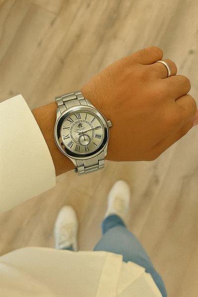 PW POLO WHITE   Men's Wrist Watch