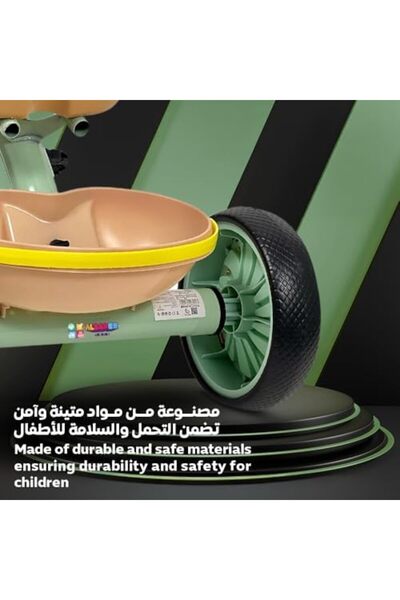 ALBADER Toddlers Bike, Ride On Tricycles, Kids Trikes for 2-5 Years With Double Storage, Bike Ride