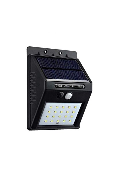 SIKS Lampă de exterior cu energie solară, 20 LED-uri, cu senzor de mișcare, n...