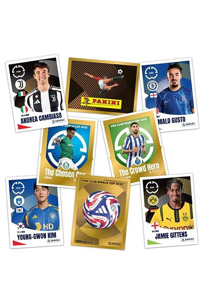 Toyika Panini Club World Cup 25 Licensed Original Trading Cards Cards Collection 6 X 20 Pack