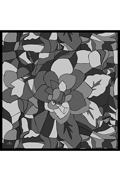 İpekhan Marrakech Collection Μαλακό Φουλάρι Γκρι 1198-15