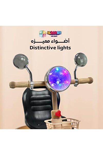 ALBADER Ride On Toys, Balance Bike For Kids, Three Wheel Bike With Music & Lights Efficts