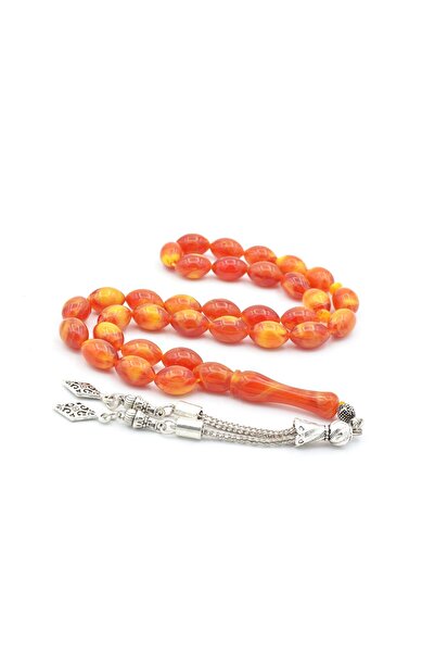 Murty99 Големи жълти червени кехлибарени молитвени мъниста от Бейрут