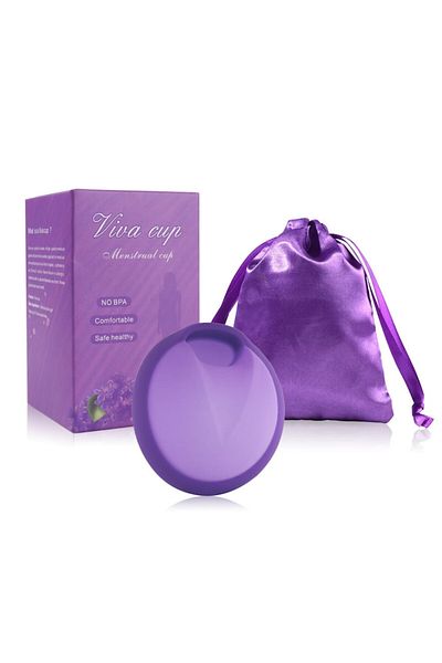 TrendiShop Disc menstrual, silicon de calitate medicală, mărimea L, ecologic, reutilizabil, confortabil, capacitate 45 ml