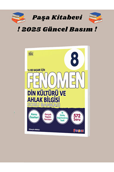 Fenomen Yayıncılık 8. Sınıf Din Kültürü ve Ahlak Bilgisi Soru Bankası