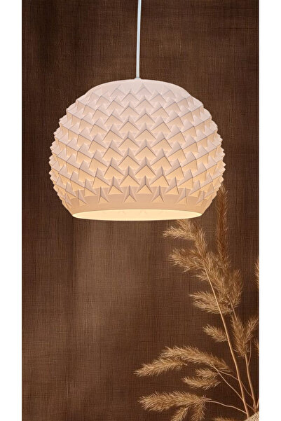 decory Scaly Beyaz Modern Keskin Dokulu, Pinterest Tarzı Özel Tasarım Tekli S...