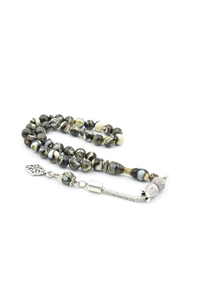 Murty99 Globe Cut Lungime la încheietura mâinii Verde Alb Beirut Amber Tasbih