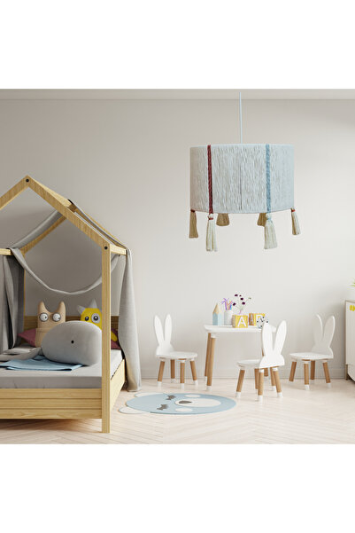 Naturesha Makrome, çocuk odası, genç odası, bohem avize, makrome avize, avize