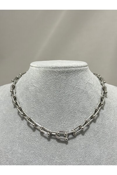 XUPING JEWELRY قلادة من الفولاذ المقاوم للصدأ 316L مع سلسلة من الأحجار الكريم...