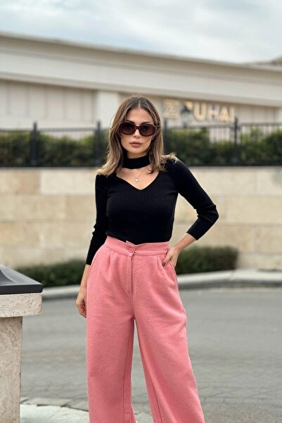 NEW LAVİVA Women's Pink Trousers - 700-3450