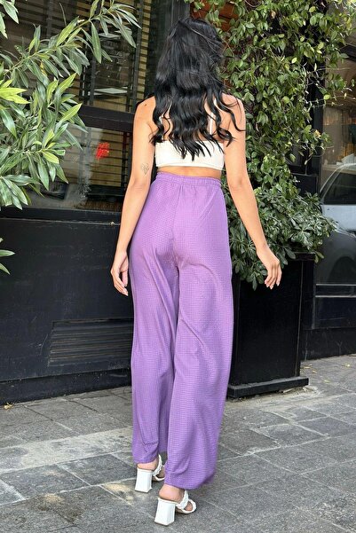 NEW LAVİVA Women's Purple Pants - 700-3652