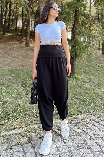 NEW LAVİVA Women's Black Baggy - 700-3466
