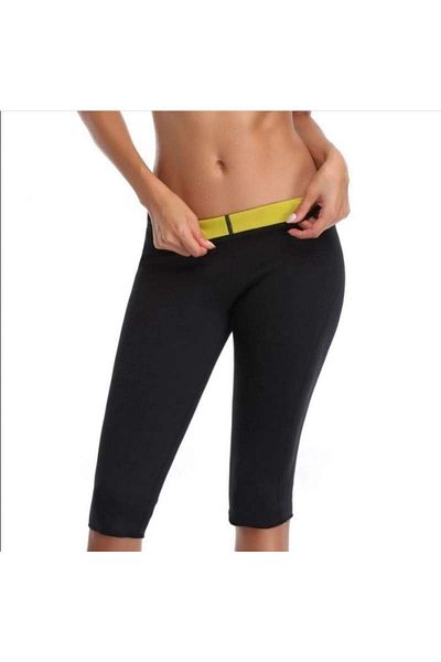 SIKS ® sports tights for weight loss, helps tone muscles, black, size 40
