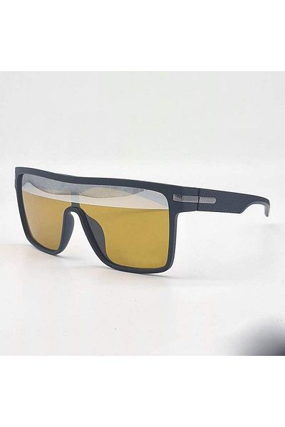 SIKS ® M13 Polarized Night Driving Glasses, Yellow Mirrored Lenses Case Included