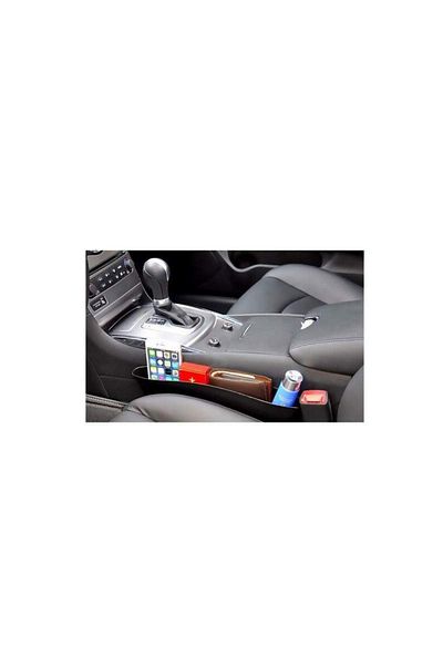 SIKS Set de 2 organizatoare auto SIKS®, negre, practice, din plastic