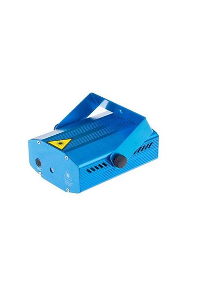 SIKS Mini proiector laser cu senzor de sunet SIKS®, interior/exterior, model de puncte, albastru