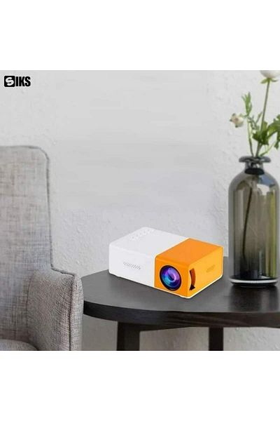 SIKS Led Video Projector, Mini Portable, 1080p, Full Hd True Color Display, 600 Lm, Card Support