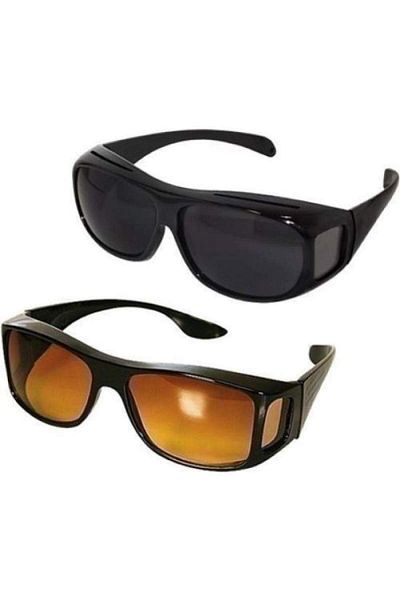 SIKS ® Day And Night Driving Glasses Set, 2 Pieces