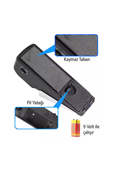nelerbulurum PİLLİ YÜKSEK SESLİ VE TİTREŞİMLİ Hırsız Alarmı KAPI DURDURMA ALARMI (9 VOLT PİL HEDİYE)