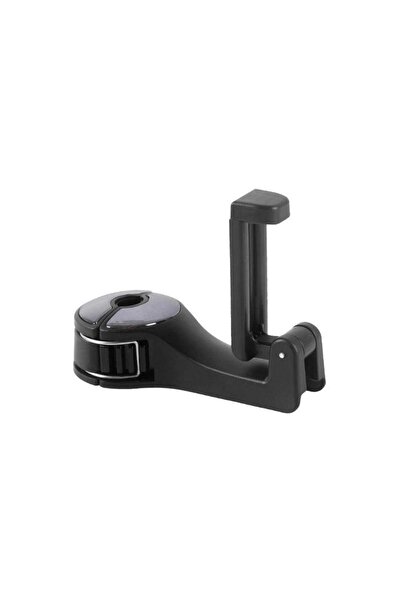 SIKS Suport telefon auto, suport tetieră, multifuncțional, reglabil, negru