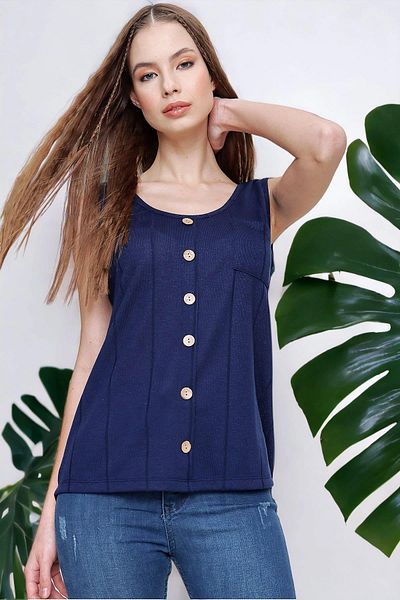 NEW LAVİVA Γυναικεία Πλεκτά Μπλούζα - 700-3134