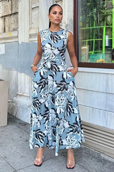 NEW LAVİVA Women's Gray Dress - 700-3637