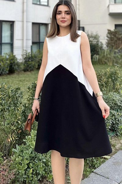 NEW LAVİVA Rochie midi pentru femei - 700-3581