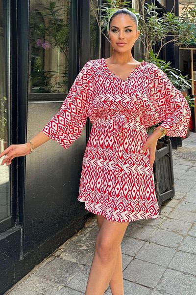 NEW LAVİVA Women's Red Dress - 700-3155