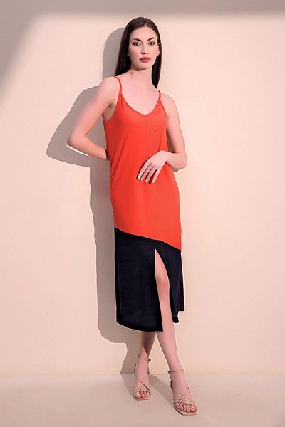 NEW LAVİVA Women's Long Dress - 700-2898