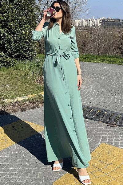 NEW LAVİVA Rochie lungă pentru femei - 700-3576