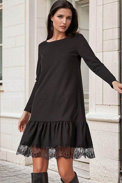 NEW LAVİVA Women's Black Dress - 700-K4747