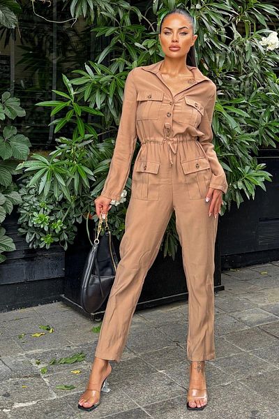 NEW LAVİVA Women's Mink Jumpsuit - 700-3164