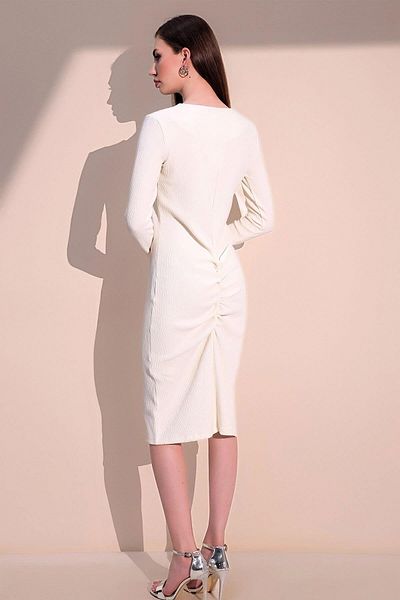 NEW LAVİVA Women's Ecru Dress - 700-3281