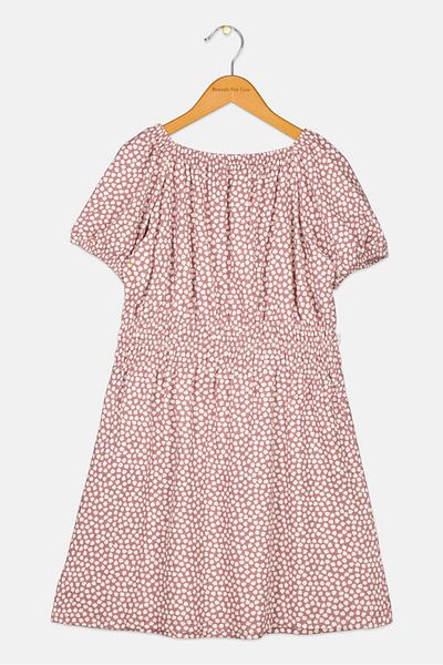 GAP Kids Girl Allover Print Dress, Multicolor