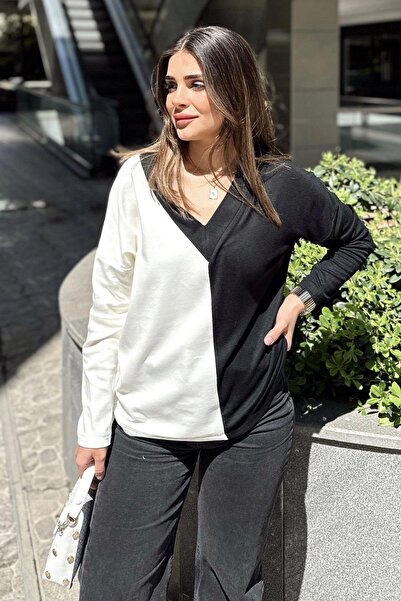 NEW LAVİVA Γυναικεία βαμβακερή μπλούζα - 700-3587