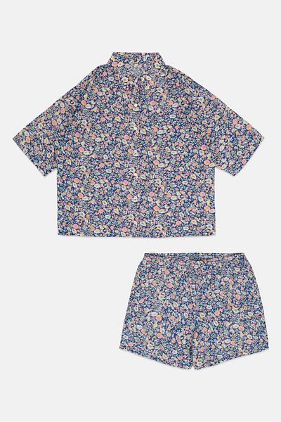 GAP Kids Girl 2 Pieces Floral Print Pajama Set, Multicolor