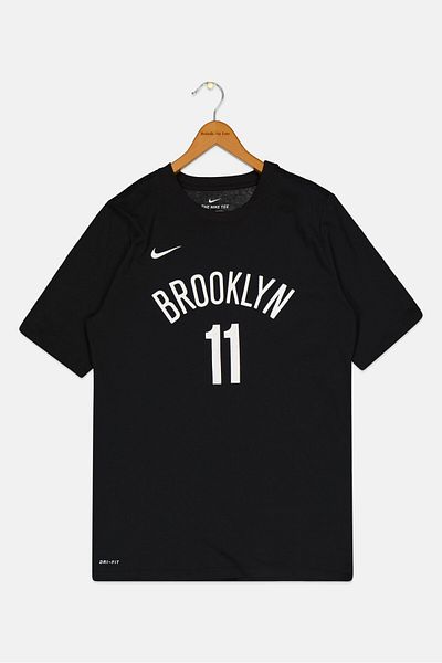 Nike Kids Boy Irving Kyrie Dri Fit Short Sleeve Basketball T-Shirt, Black